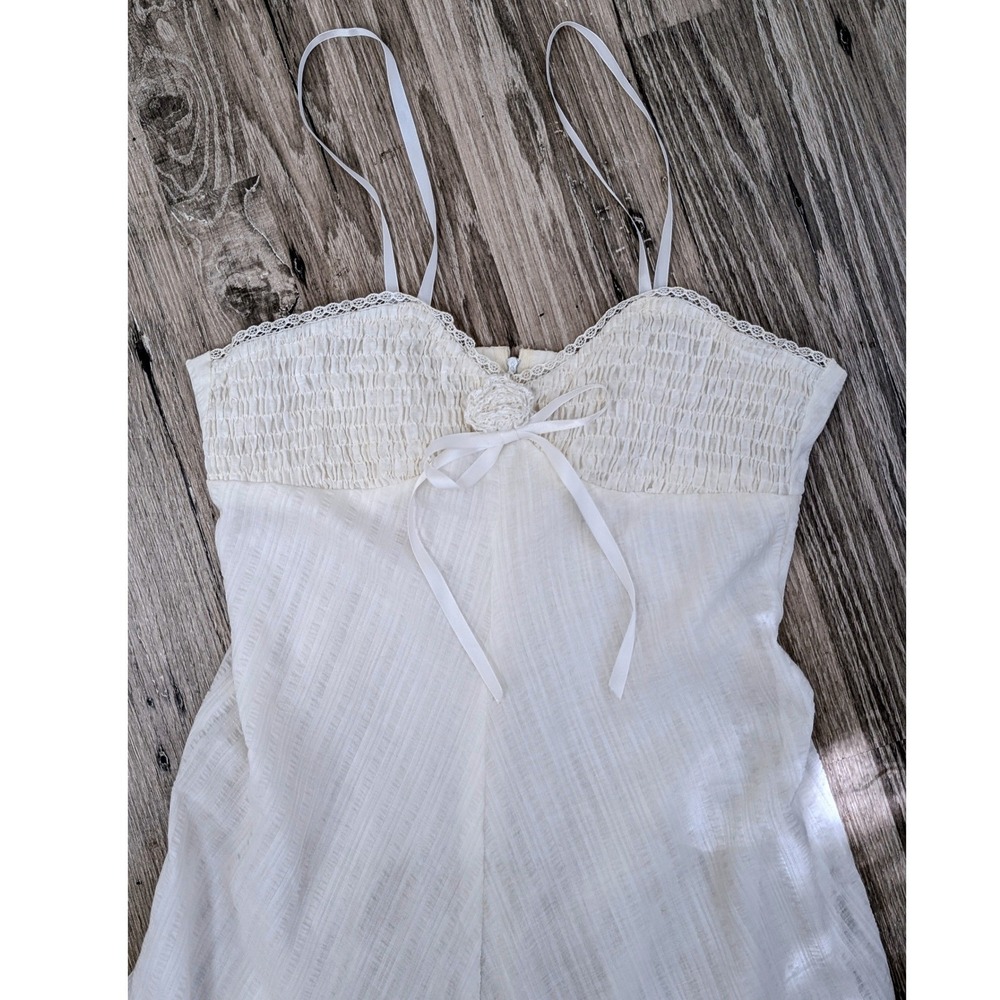 Vintage 70s Jody T of California White Lace Maxi Dress & Jacket Set Bridal Boho - Picture 10 of 10